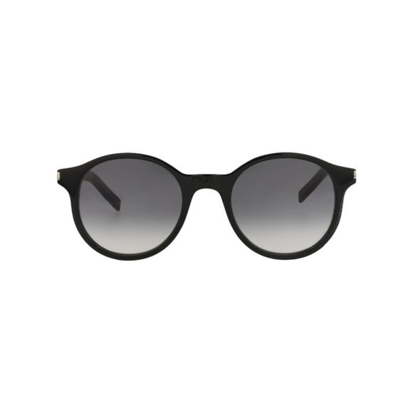 Saint Laurent Round-Frame Acetate Sunglasses Black Unisex-Adult - Picture 1 of 6
